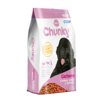 CHUNKY CACHORROS CORDERO Y SALMON ALL BREEDS