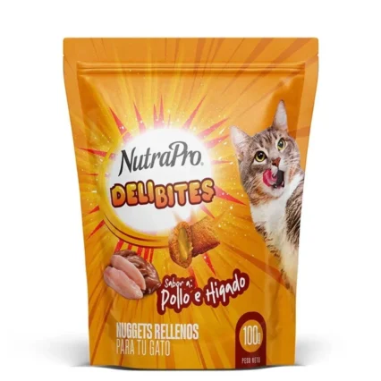 Nutrapro Delibtes Gatos Sabor a Pollo e Hígado
