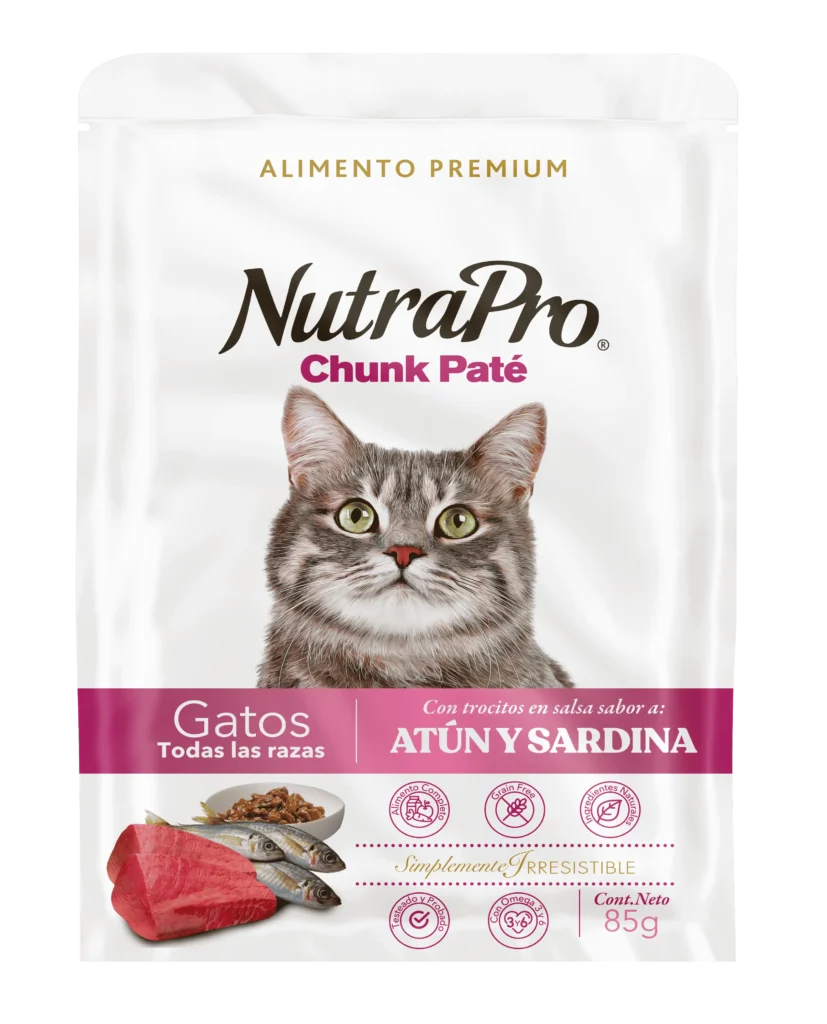 Nutrapro Chunk Pate Gatos Atún y Sardina