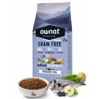 Ownat Grain Free Esterilizados Fish