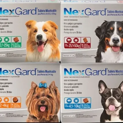 PASTILLAS ANTIPULGAS NEXGARD 1 MES