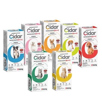 PASTILLAS CIDAR ANTIPARASITARIO INTERNO Y EXTERNO PERROS Y GATOS